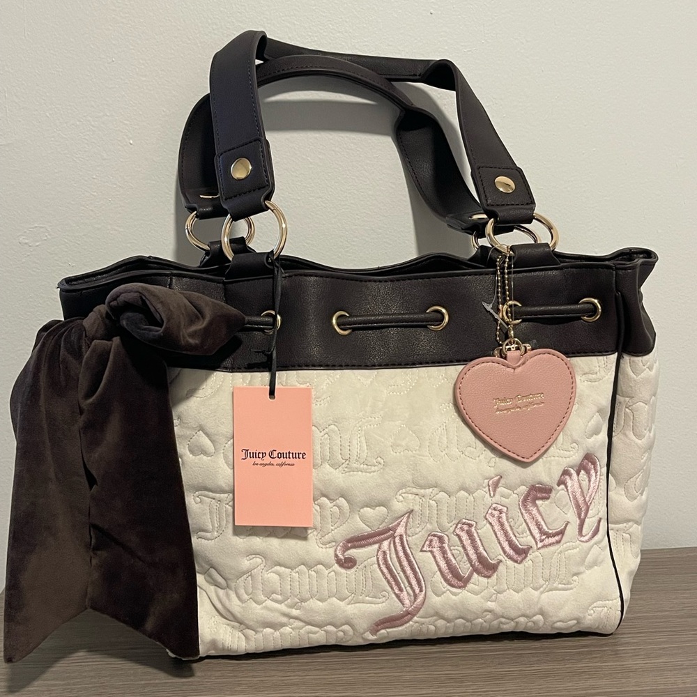 Juicy Couture Cream and Brown Daydreamer Bag Viral Tiktok